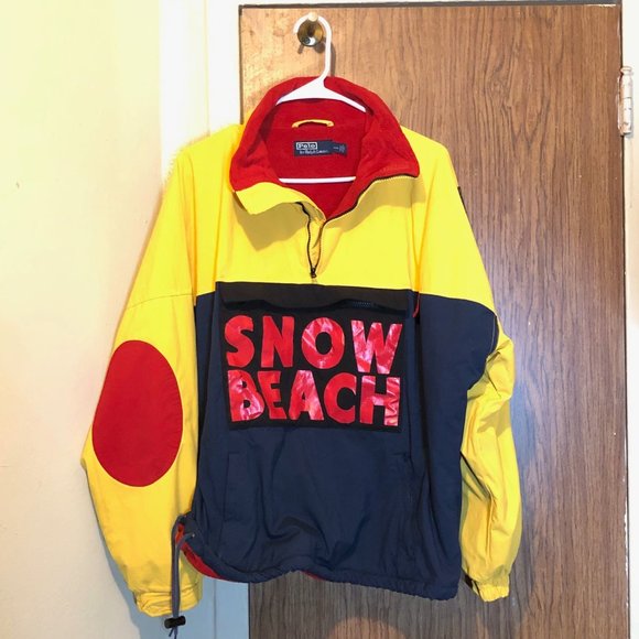 RARE SIZE SMALL POLO RALPH LAUREN SNOWBEACH PULLOVER - (IN FAIR CONDITION!!!) - Picture 5 of 16